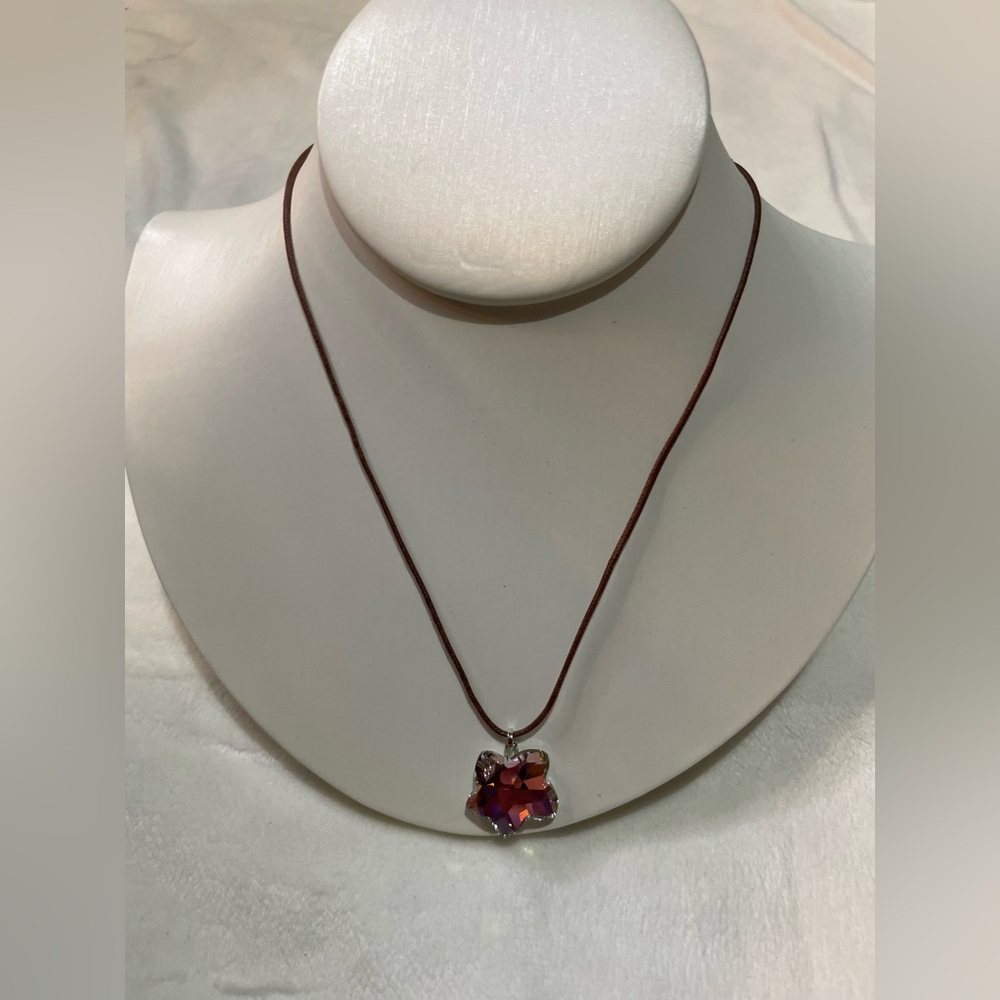 Swarovski Purple Star Necklace 💜
